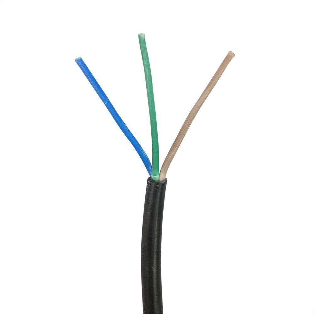 Cabo Pp 3x1,00 Mm Elétrico Flexível Preto - 40 Metros