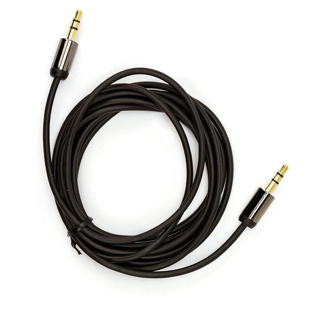 Cabo P2 Para P2 Estereo Com Capa Metálica Cirilo Cabos - 5 Metros