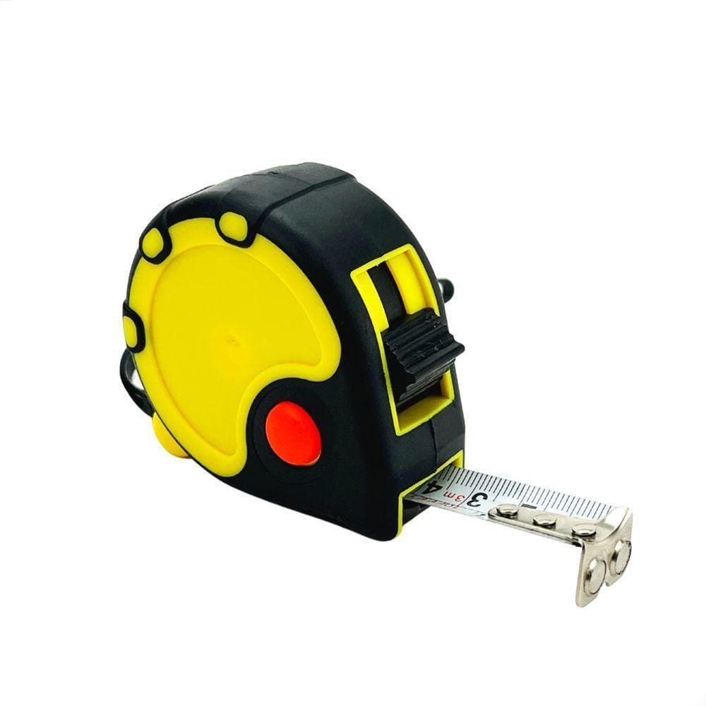 Trena 10 Metros Magnética 3 Travas Emborrachada 25mm