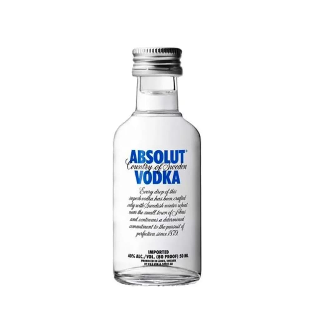 Vodka Importada Absolut Miniatura 50ML