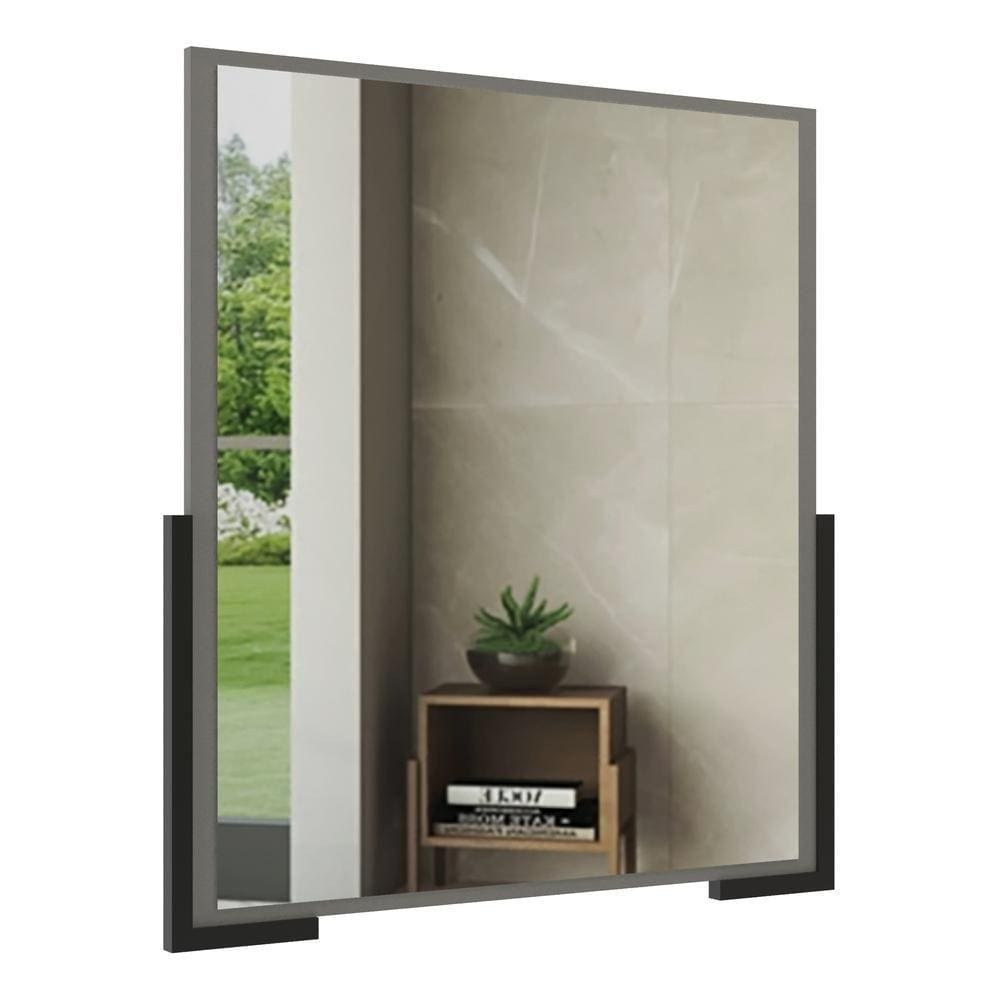 Espelheira Para Banheiro 70cm Multimóveis Cr10110 Cimento Cimento