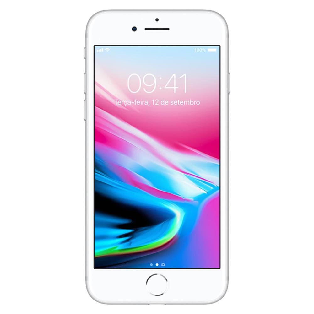 Apple iPhone 8 Plus 64GB Prateado Muito Bom Usado