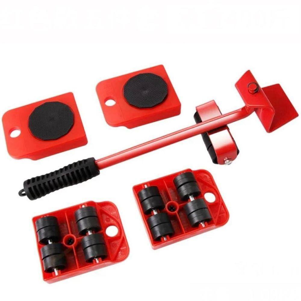 Kit Levantador de Móveis com Rodinhas para Materiais Pesados