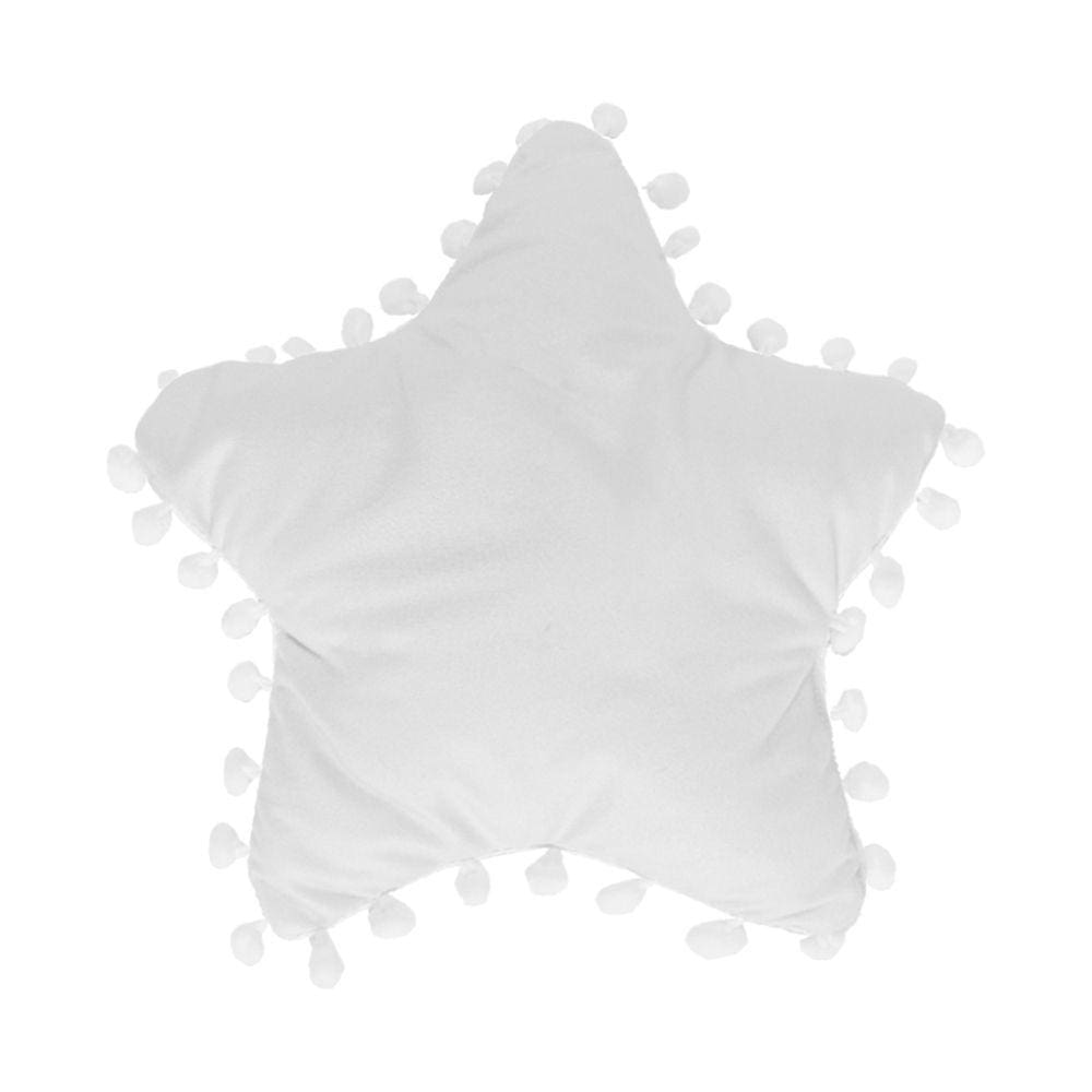 Almofada Decorativa Pompom Infantil  em suede 1 peça