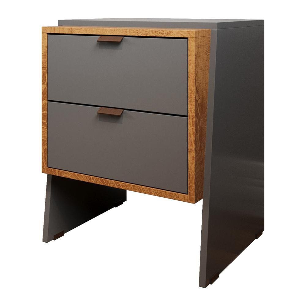 Mesa de Cabeceira Dante com 2 Gavetas