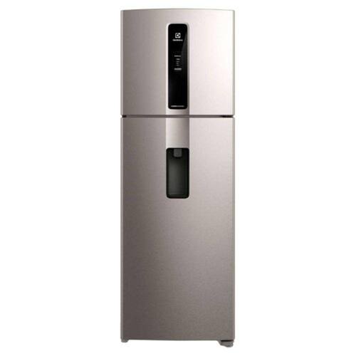 Geladeira Electrolux Frost Free Duplex Efficient com AutoSense Inox Look 389L (IW43S) - 110V