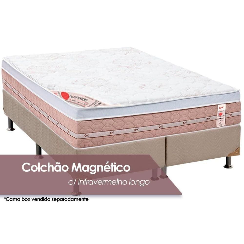 Colchão King Magnético c/ Niponpedic Molas Tecnopedic (193x203x31) - Castor