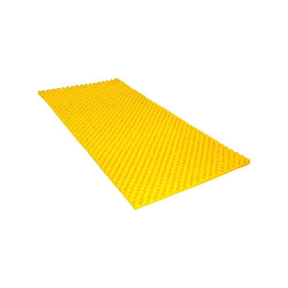 Colchonete Solteiro D18 Casca de Ovo Anti Stress - Luckspuma