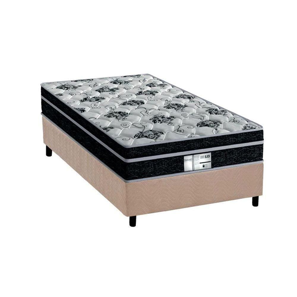 Conjunto Box Solteiro: Colchão Molas Probel Prolastic Born + Base CRC Suede Clean(88x188)