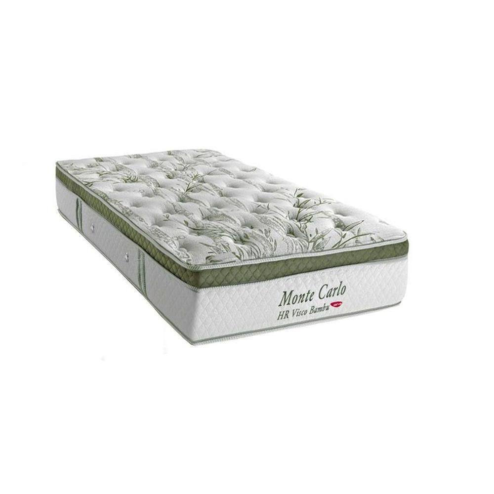 Colchão Solteirão Molas Ensacadas Visco MasterPocket Monte Carlo Euro Pillow (96x203x33) - Herval
