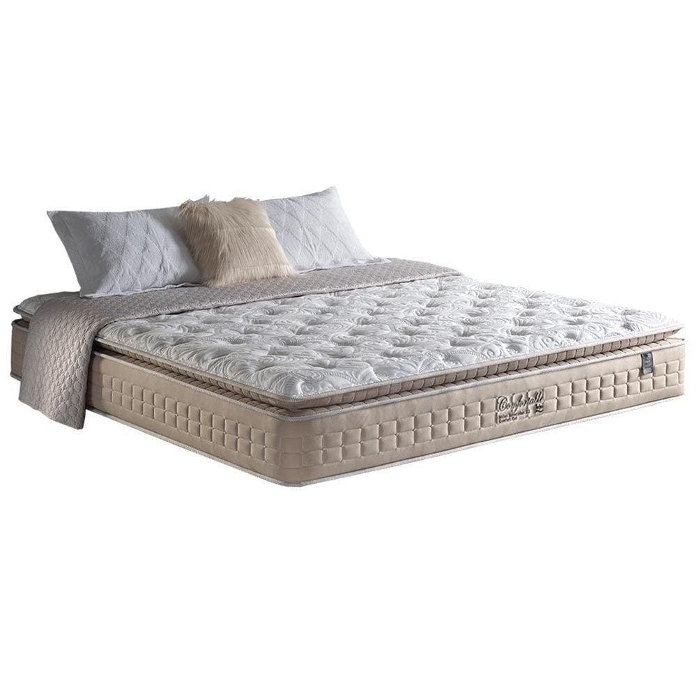 Colchão Casal Molas Ensacadas Visco Gel MasterPocket Comfortable Pillow Top (138x188x36) - Anjos