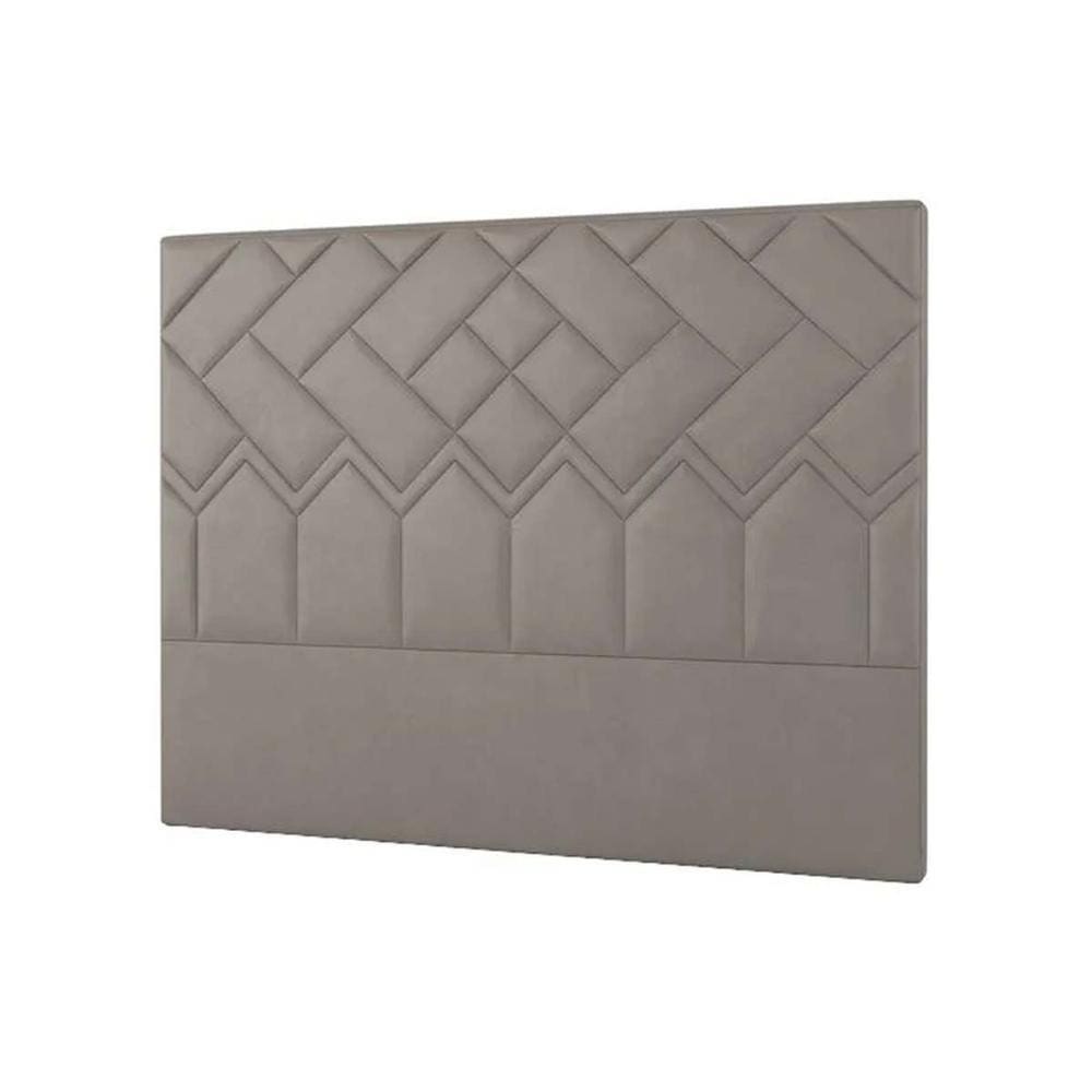 Painel de Cama Box Estofada Solteiro Genebra Plus Camurca - Simbal