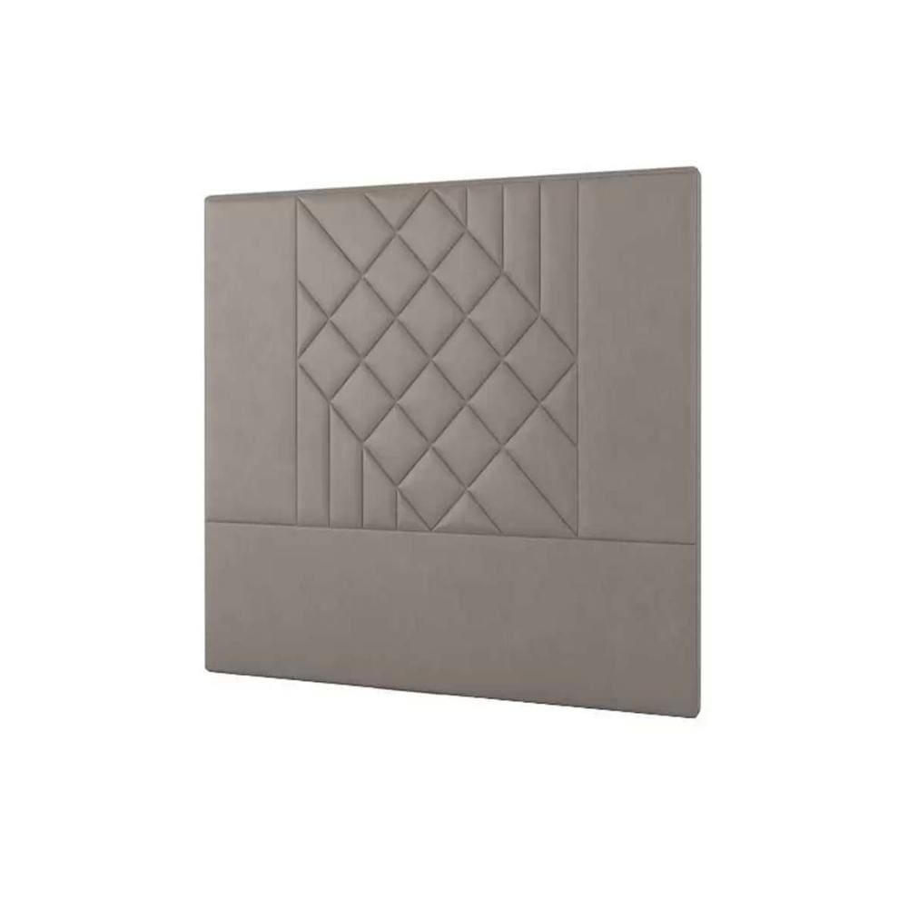 Painel de Cama Box Estofada Solteiro Lisboa Plus Camurca - Simbal
