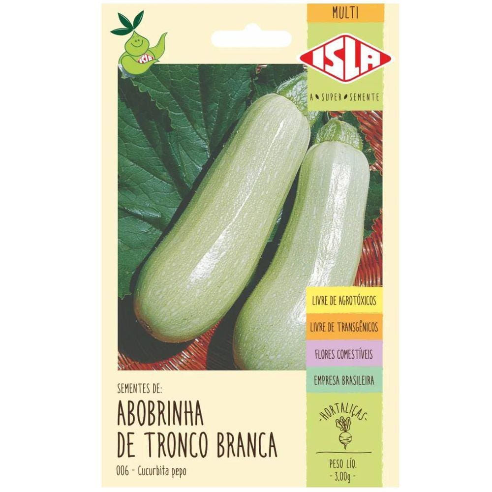Sementes de Abobrinha de Tronco Branca ISLA