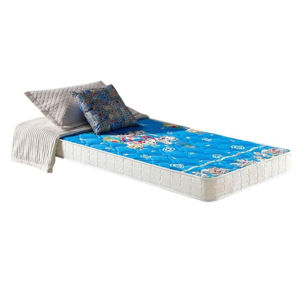 Colchão Solteiro Espuma D20  Mike Blue (88x188x14) - Anjos