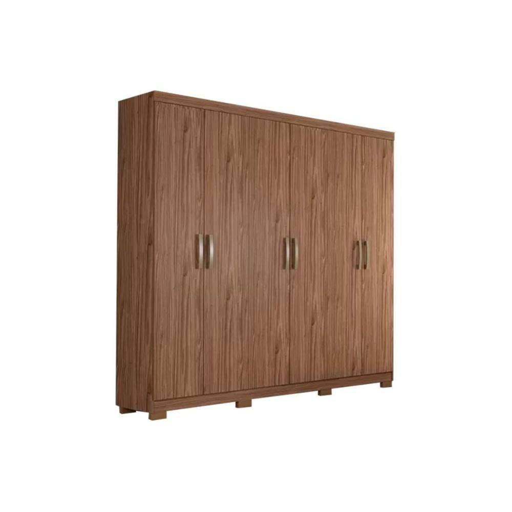 Guarda Roupa Casal 6 Portas e 3 Gavetas Clara Avelã - Panan