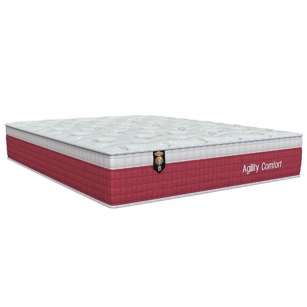 Colchão Casal Molas MasterPocket Ensacadas Agility Confort Euro Pillow (138x188x33) - Orthoflex