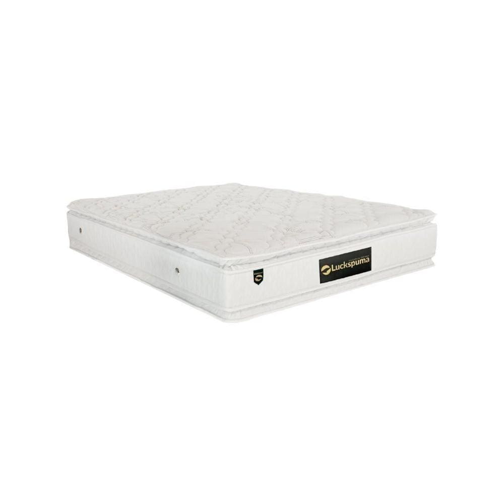 Colchão Casal Molas MasterPocket Ensacadas Satisfaction Plus Pillow Top White (138x188x30) - Luckspuma
