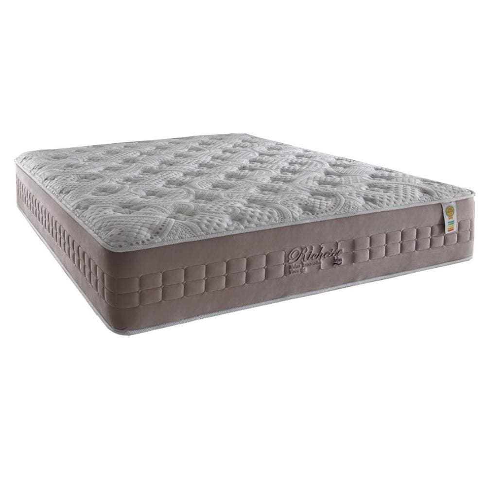 Colchão Casal Molas MasterPocket Ensacadas Visco Gel Richesse Euro Pillow (138x188x36) - Anjos