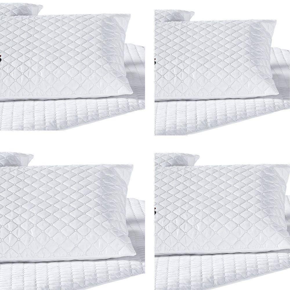 Kit 4 Capas Fronhas Protetoras Impermeável Matelada
