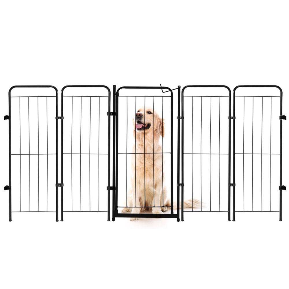 Cercado Cachorro Caes Grande Portao + 4 Modulos 200X98Cm