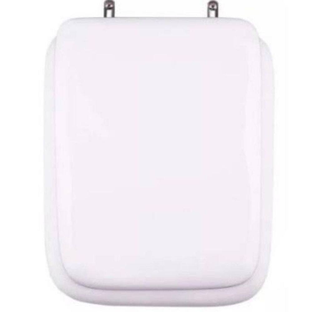 Assento Almofadado Quadra Branco L Deca