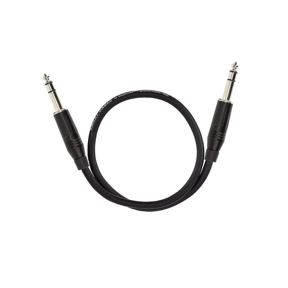 Cabo P10 Para P10 Estereo Amphenol Black - 50 Cm