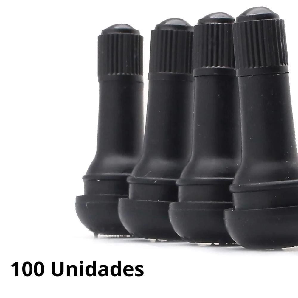 Bico Válvula Tr 413 P/ Pneu Sem Câmara Atacado 100 Peças