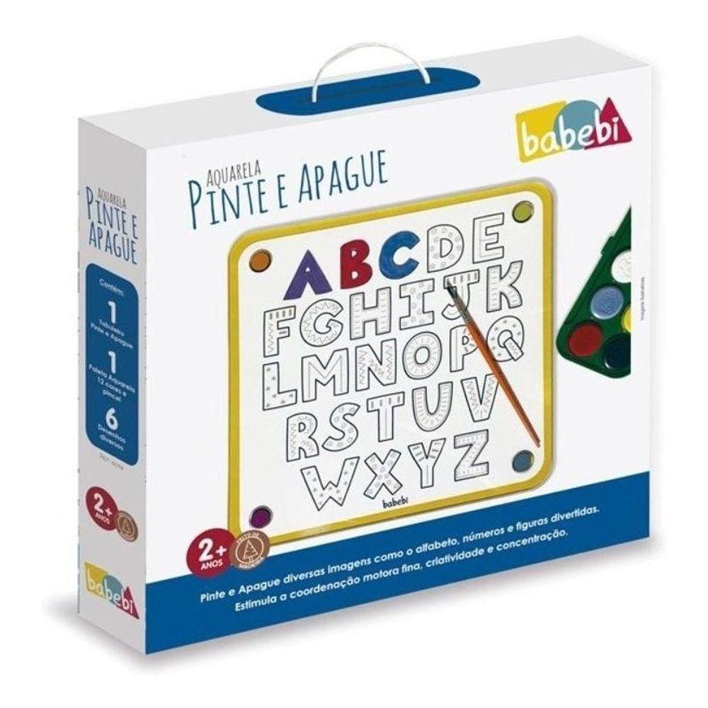 Jogo De Pintura Infantil Pinte E Apague Aquarela