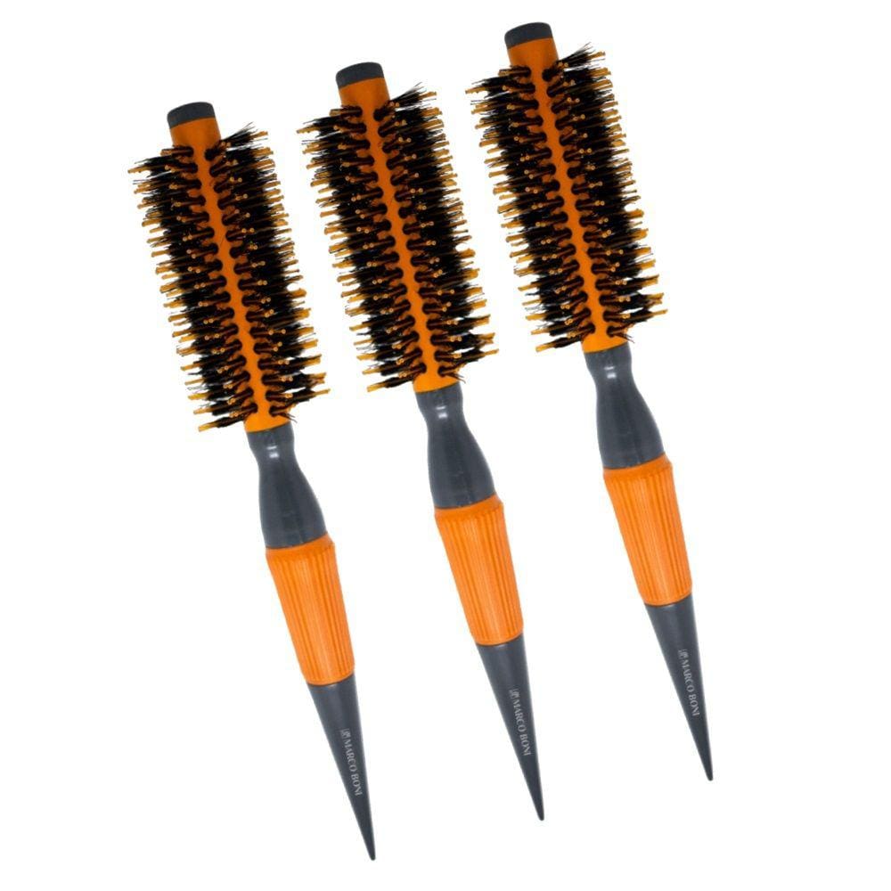 3 Escova Profissional Thermal Ceramic Orange 46MM Marco Boni