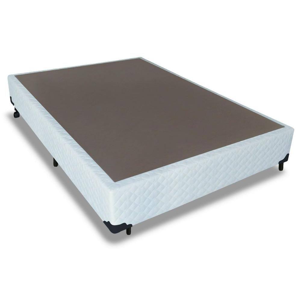 Cama Box Base Universal Casal Tecido White (138x188x25) - Probel