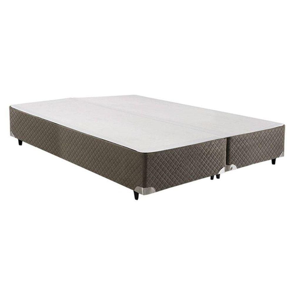 Cama Box Base Universal King -193x203x28 Velvet Gray (King -193x203x28) - Herval