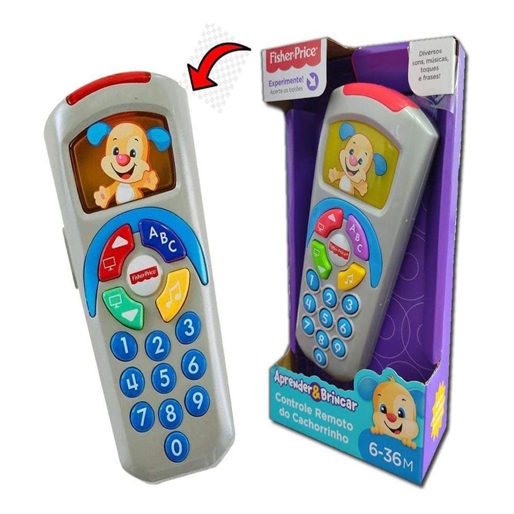Meu Primeiro Controle Remoto Cachorrinho Fisher Price Mattel