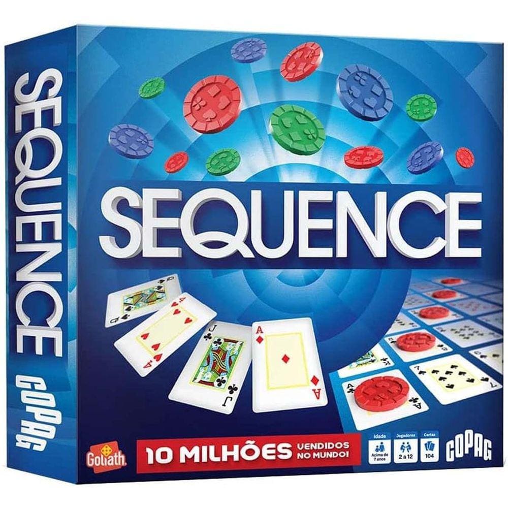 Jogo Cartas Sequence Copag 10 Milhões vendidos no mundo!
