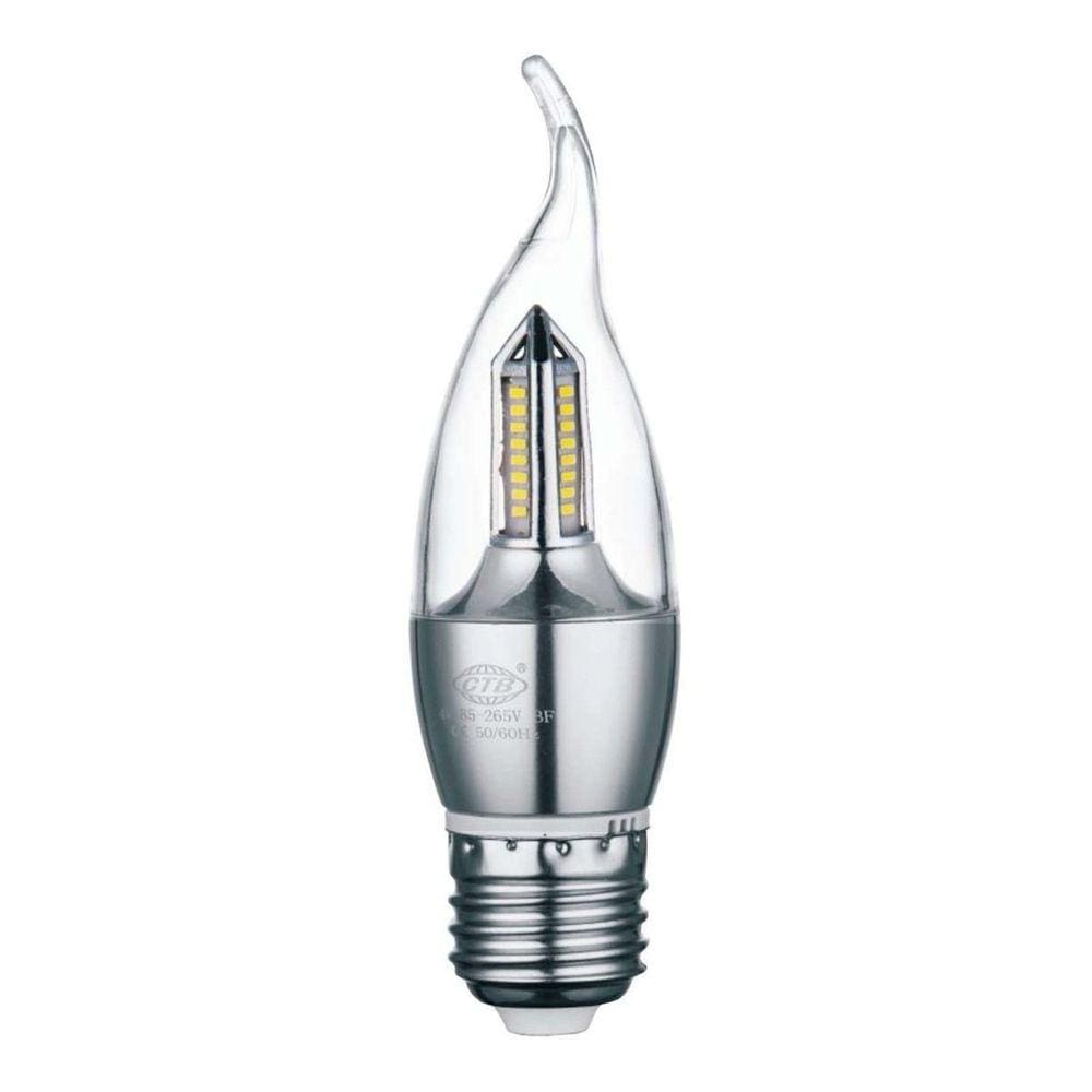 Lampada Vela Led 4W 4D-E27 Branco Frio 6000K