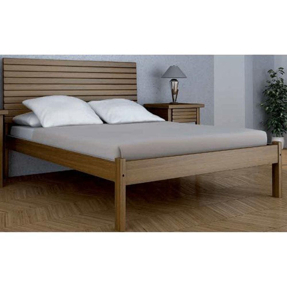 Cama Maciça 1,30 x 1,90 - Móveis de Gramado