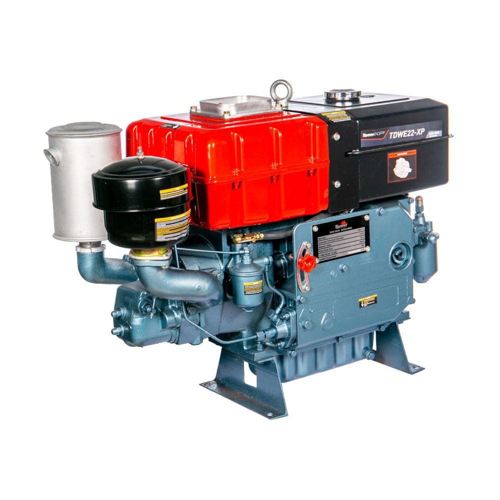 Motor a Diesel Toyama TDWE22-XP 24 HP Partida Manual com Sifão