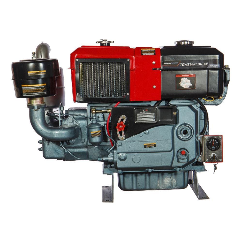 Motor a Diesel Toyama TDWE30E-HD 30 HP Partida Elétrica e Radiador