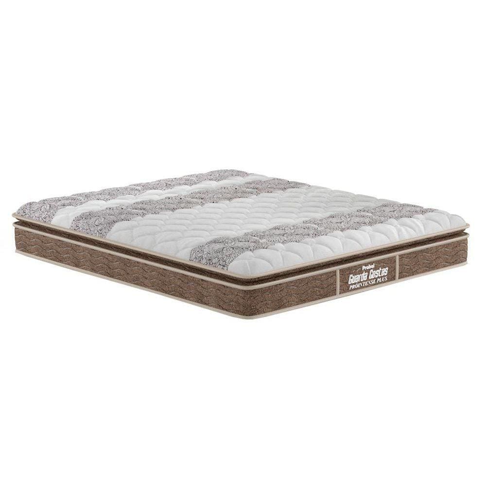Colchão King Ortopédico D33 / EP Anatômico Firmepedic Guarda Costas PróIntense Plus Pillow Top Brown (193x203x28) - Probel