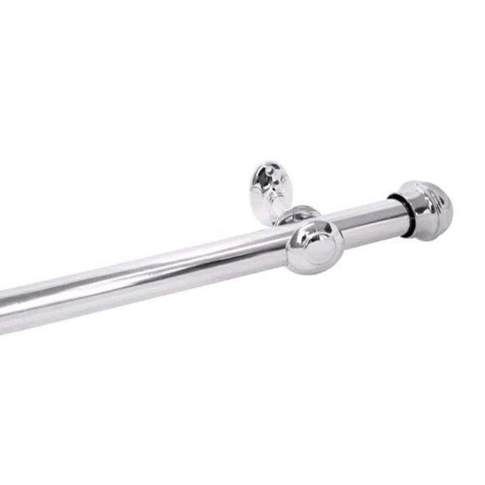 Varão 2 Metros Cromado Simples 19Mm