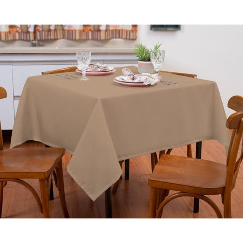 Toalha Para Mesa Quadrada Tecido Oxford Avela 1,45X1,45M