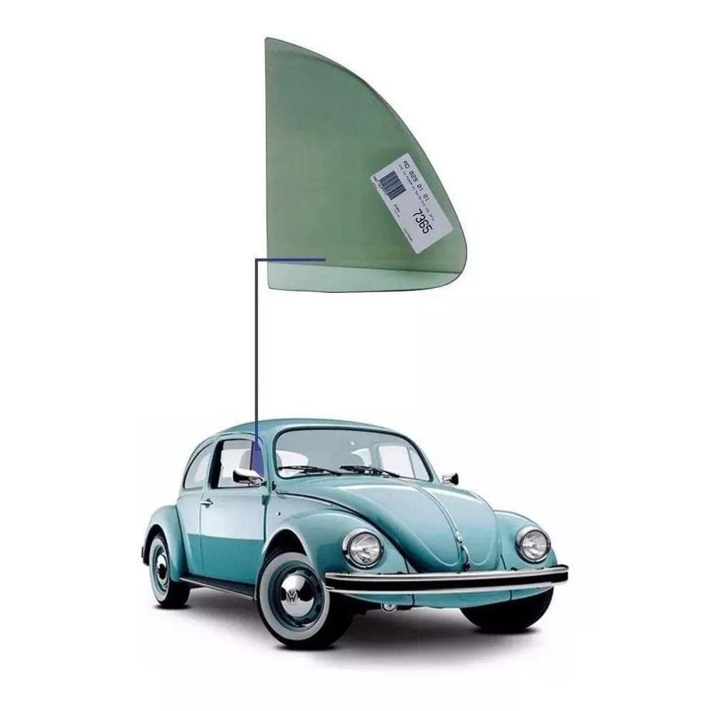 Vidro Quebra Vento Verde Fusca Glasstech 81007 Dianteira