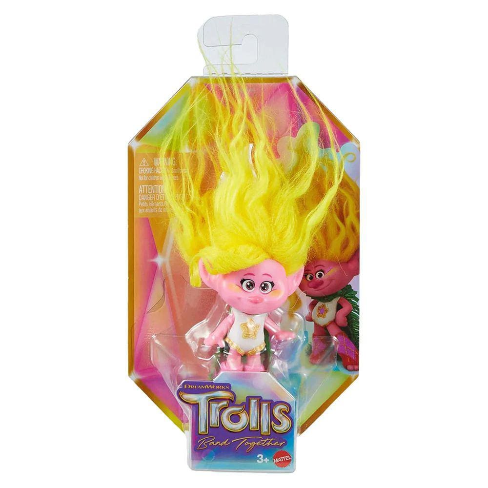 Mini Figura Boneco Trolls Mini Viva 7cm O Filme Mattel - HNF07