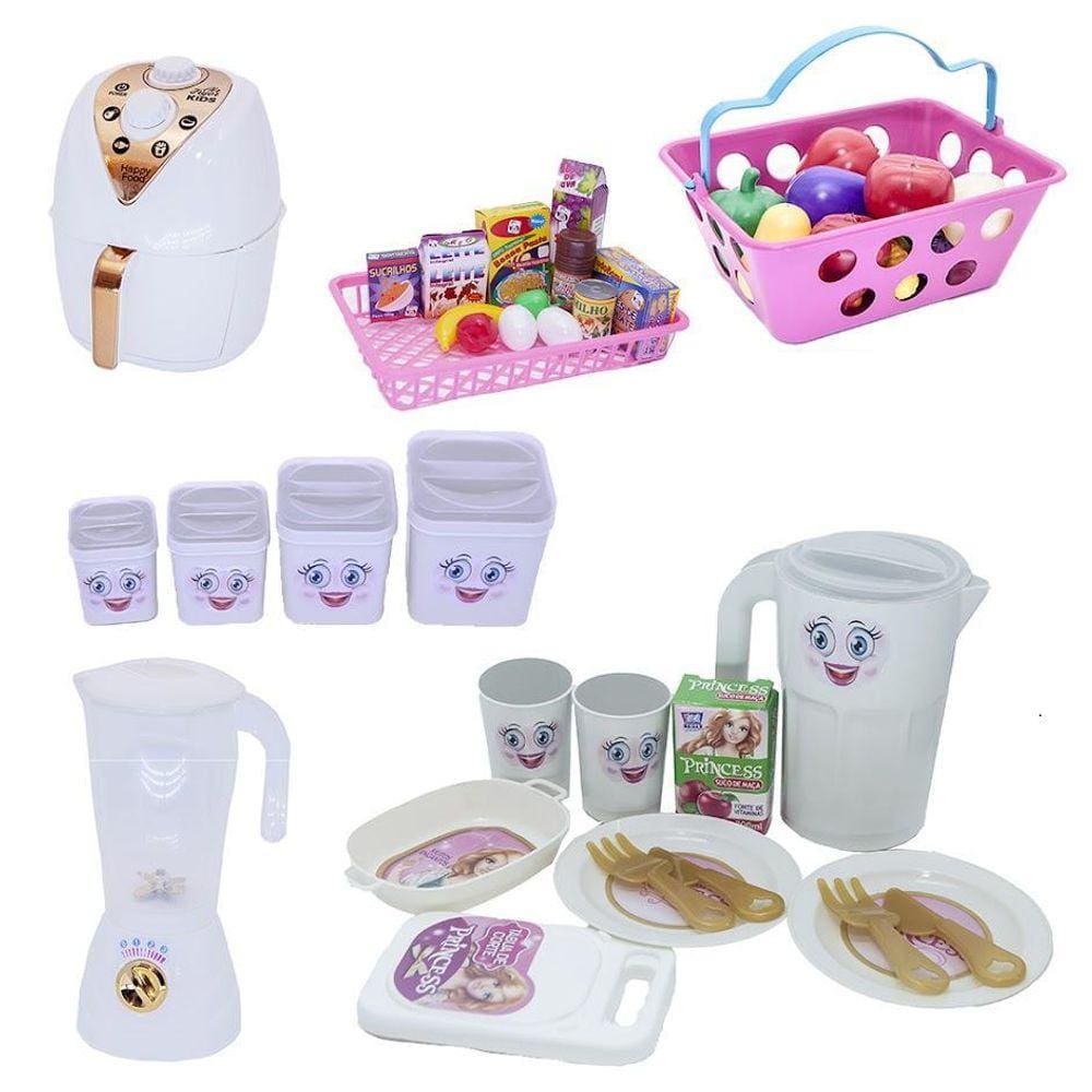 Kit Cozinha Pote Comida Jantar Ar Fryer 43Peças