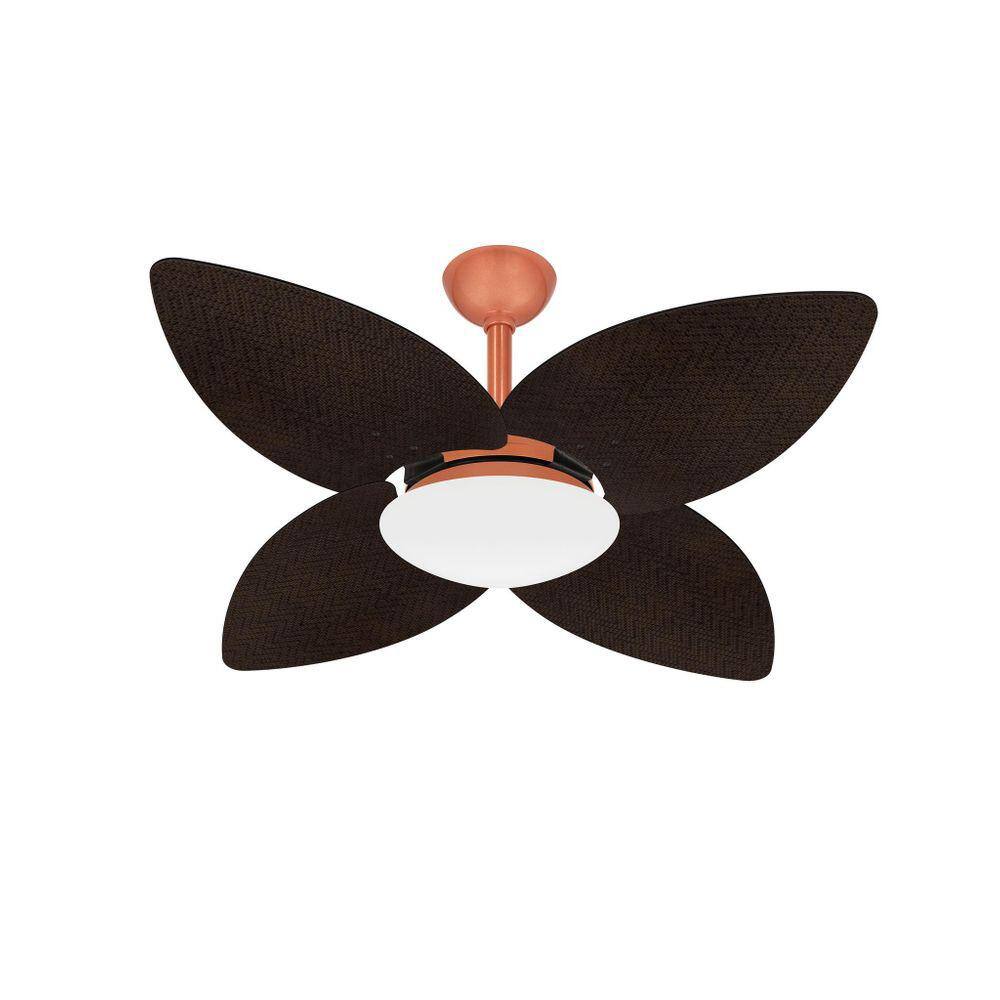 Ventilador De Teto Winds Cobre 4 Pás Silencioso Ventax 110V