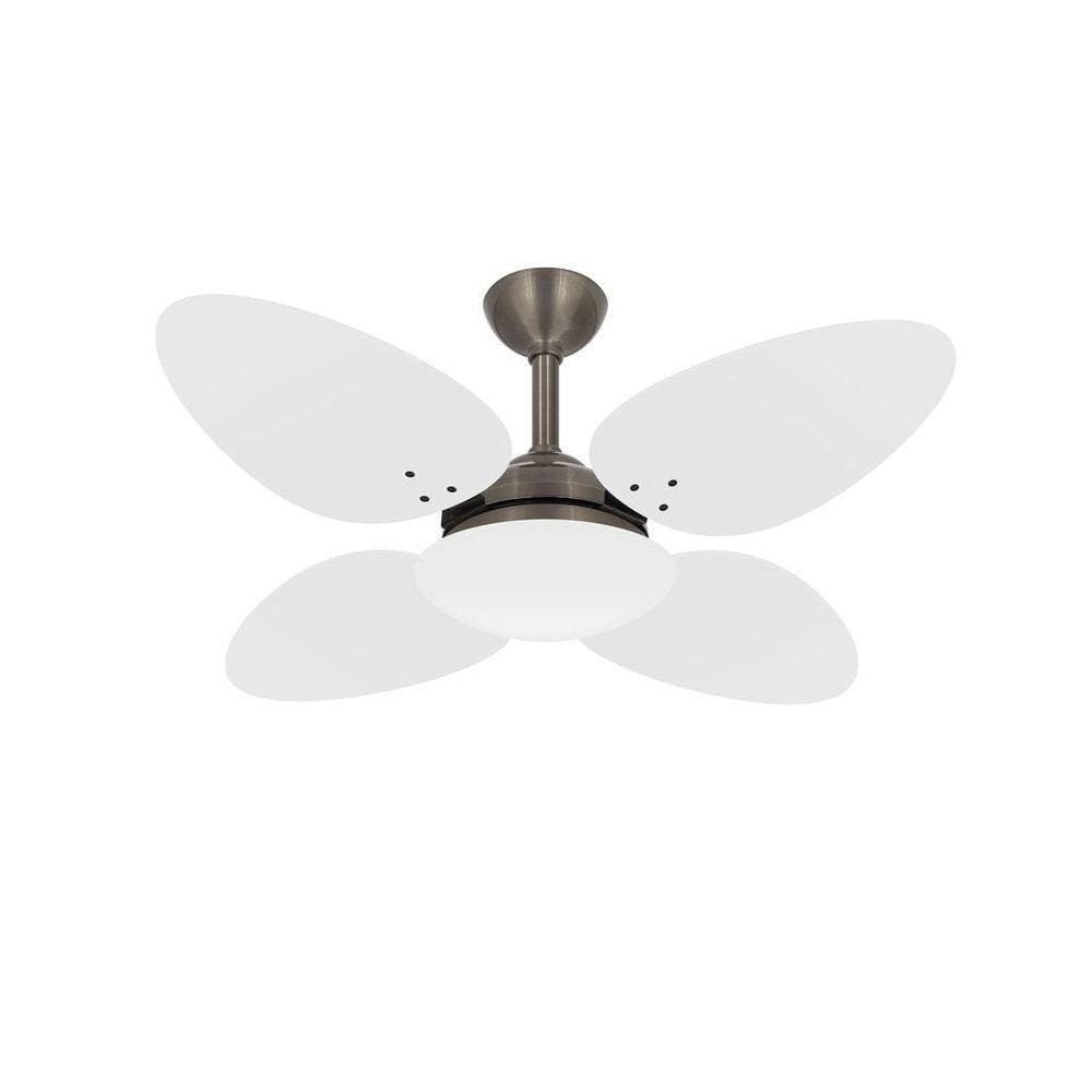 Ventilador De Teto Econômico 4 Pás Trevo Bronze Ventax 220V