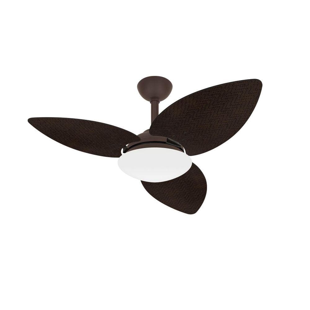 Ventilador Teto Winds Potente Quarto 3 Pás Palha Ventax 220V
