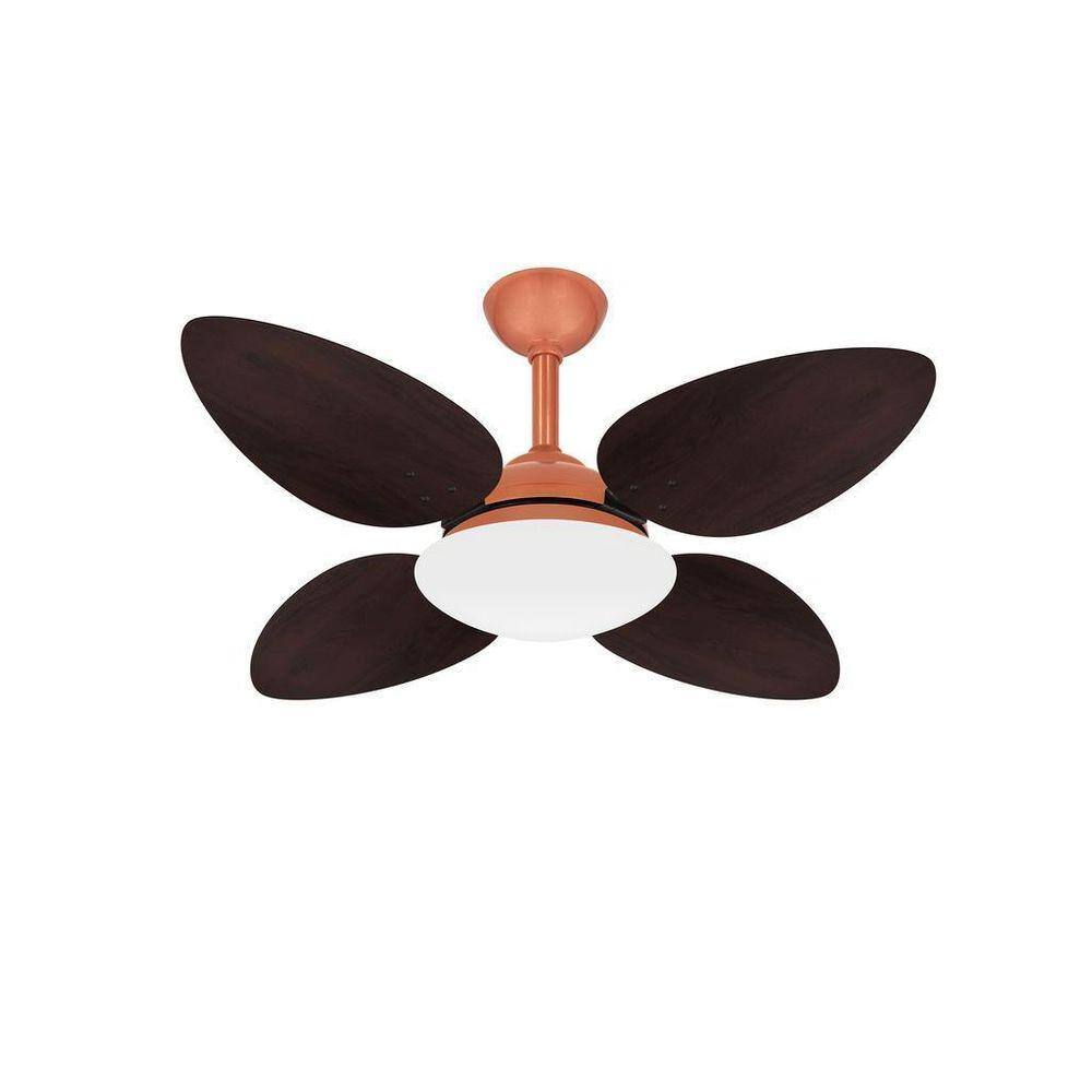 Ventilador Teto Silencioso Sala 4 Pás Mdf Pétalo Ventax 110V