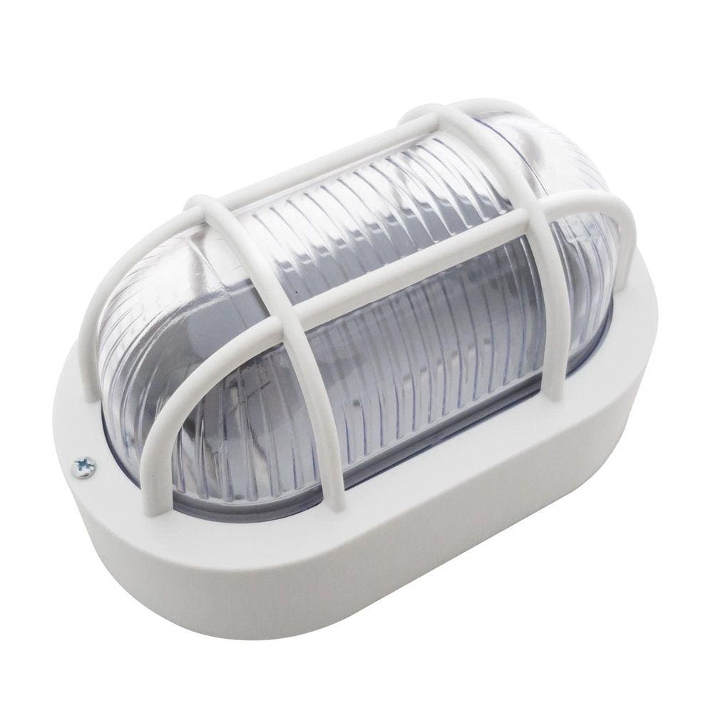 10X Arandela Tartaruga Poptem Oval Branca