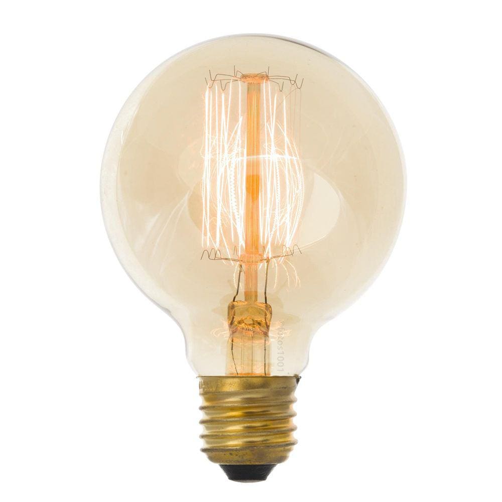 2X Lâmpada Filamento De Carbono Poptem G80 40W 220V
